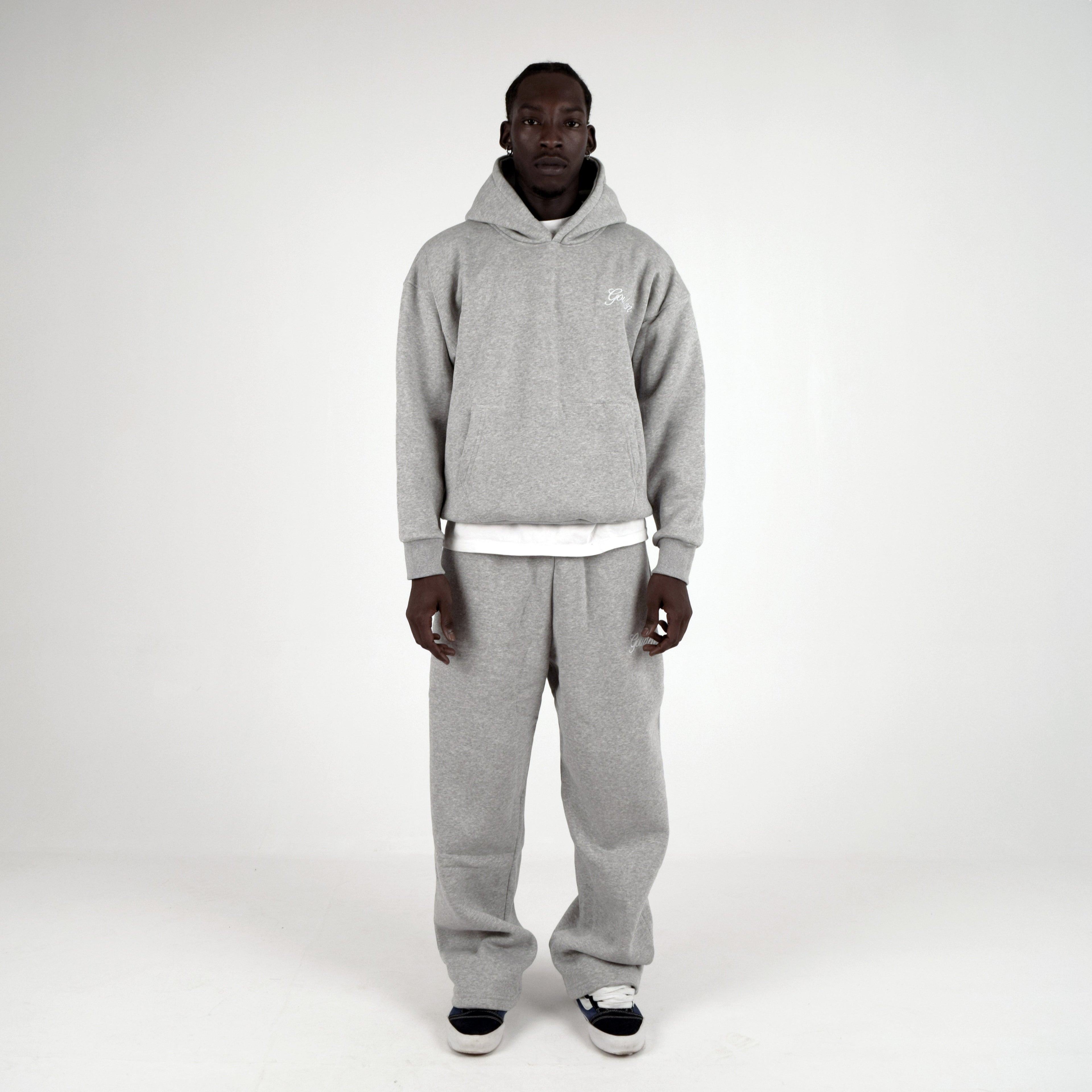 HEATHER GREY HOODIE