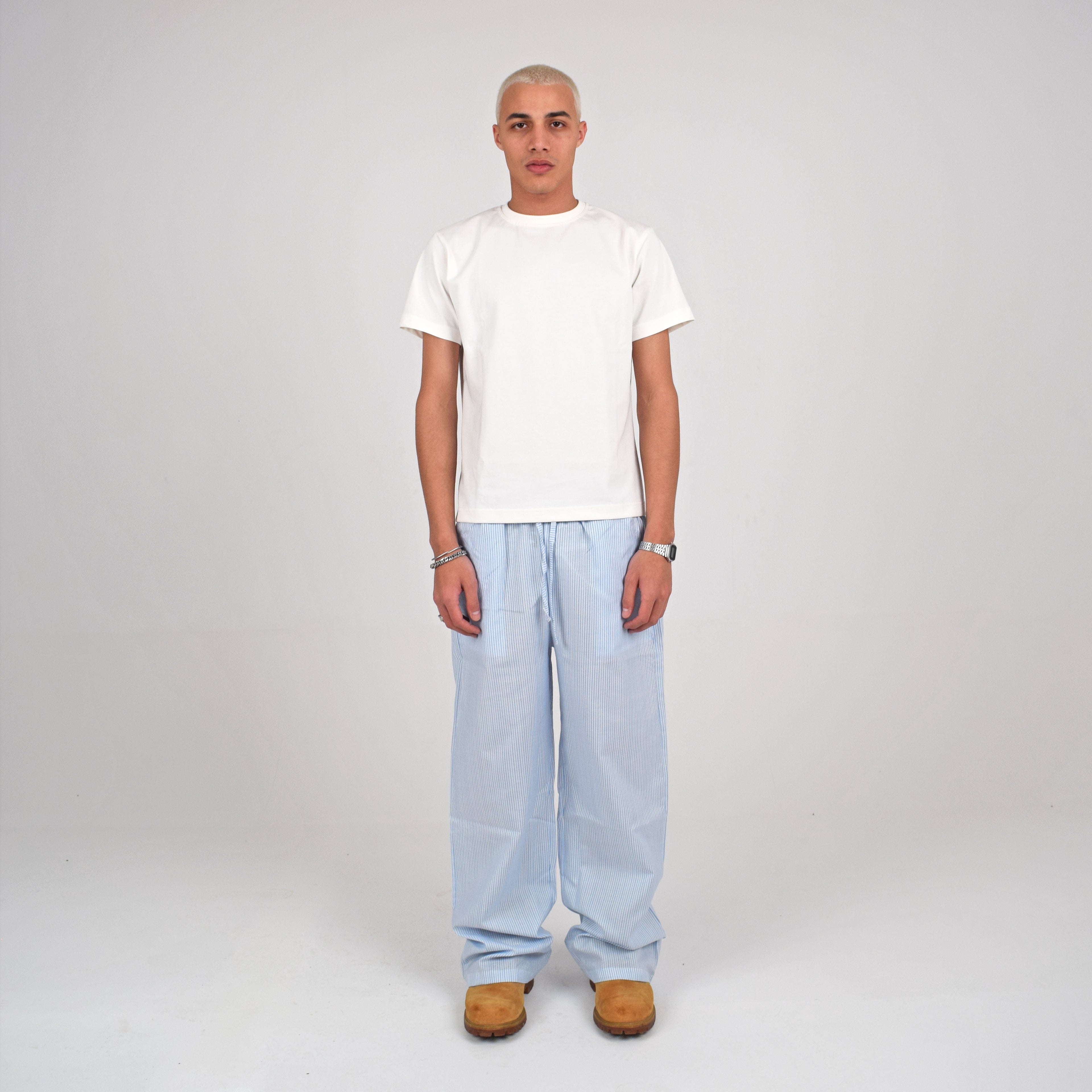 STRIPED PANTS - BLUE