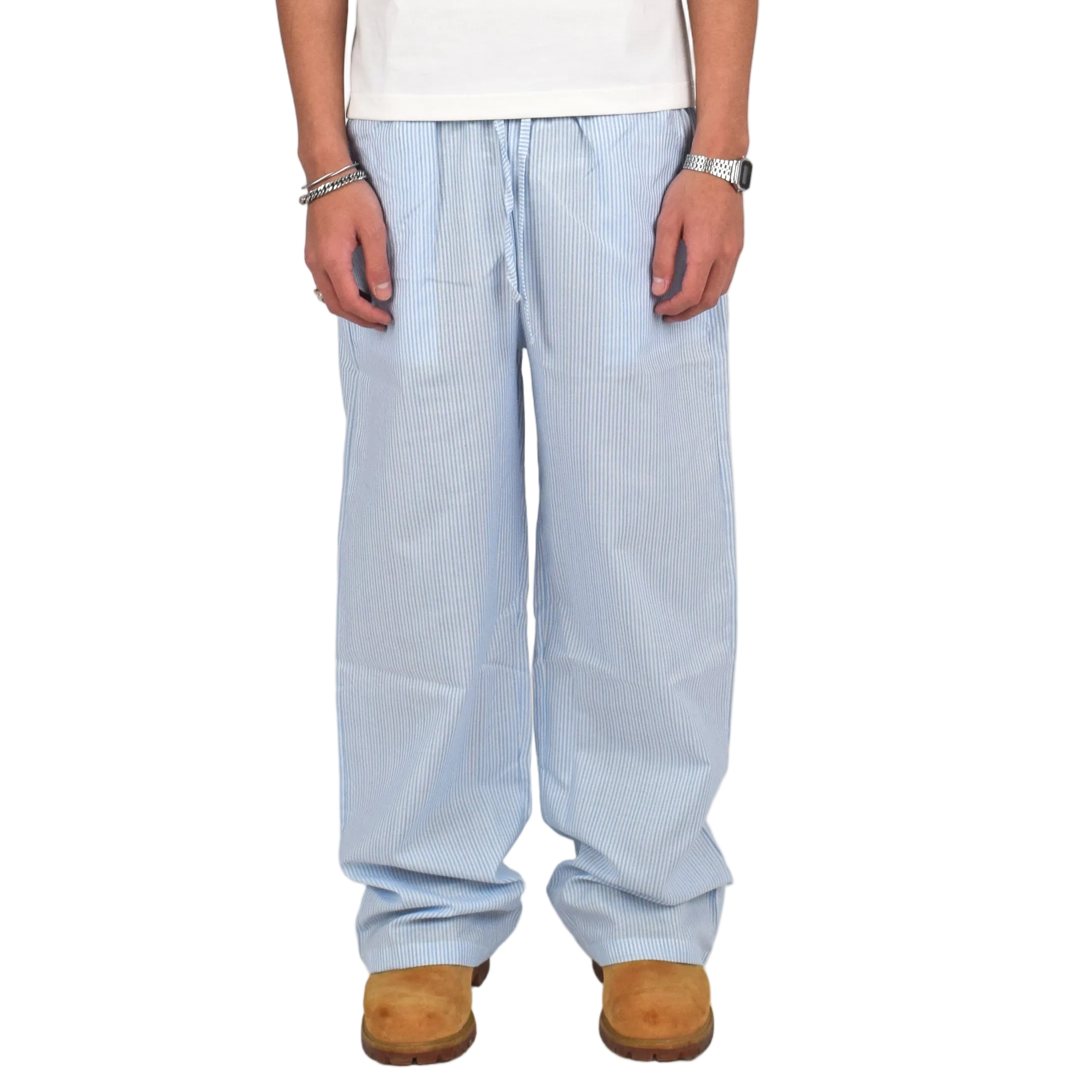 STRIPED PANTS - BLUE