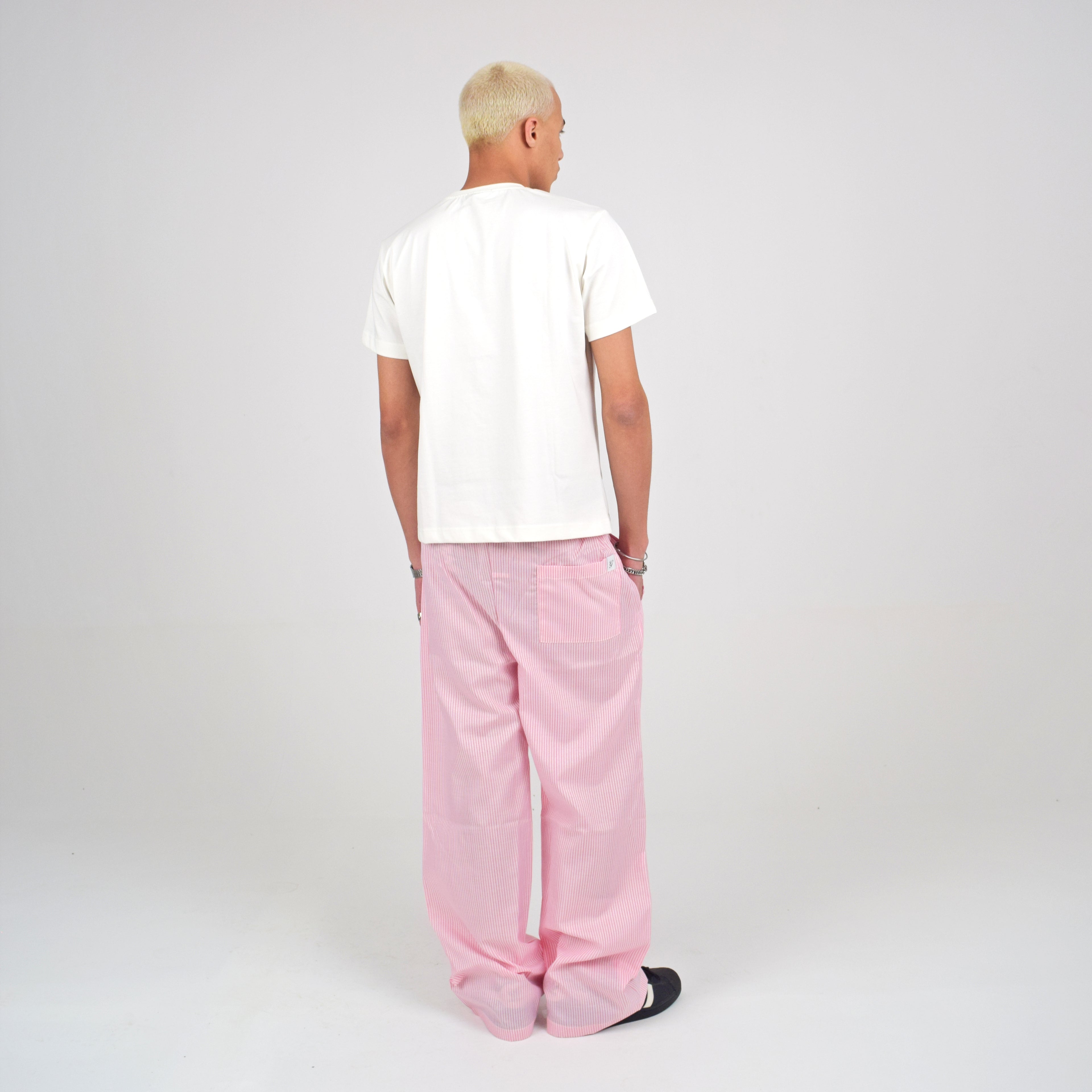 STRIPED PANTS - PINK