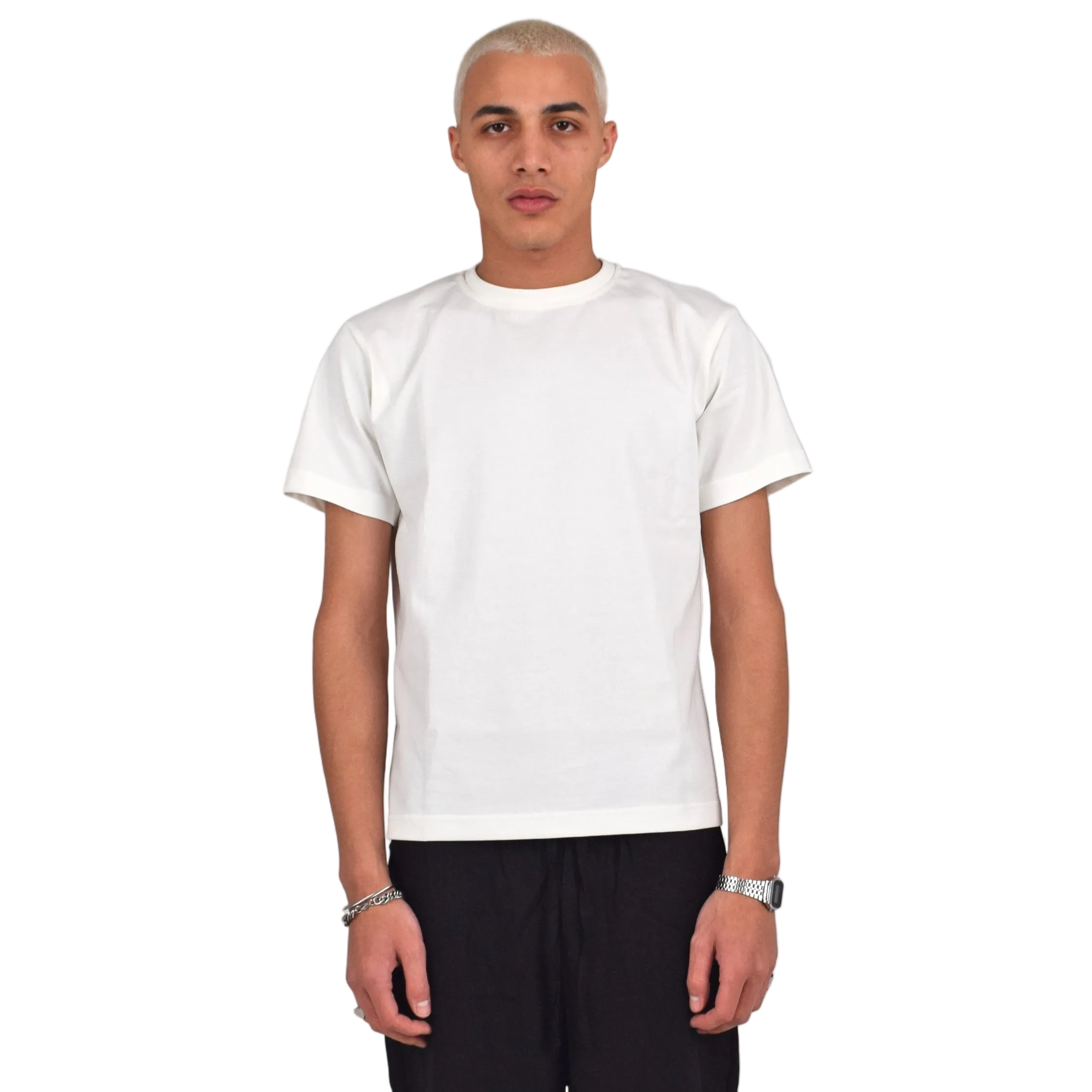 WHITE REGULAR FIT T-SHIRT