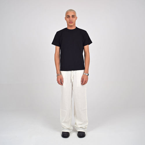 BLACK REGULAR FIT T-SHIRT