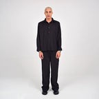 LINEN PANTS - BLACK