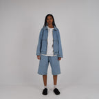 LIGHT DENIM JORTS