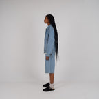 LIGHT DENIM JORTS