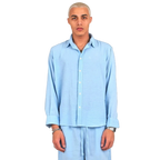 LINEN SHIRT - BLUE
