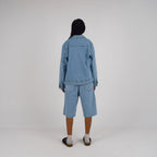 LIGHT DENIM JORTS