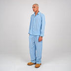 LINEN PANTS - BLUE