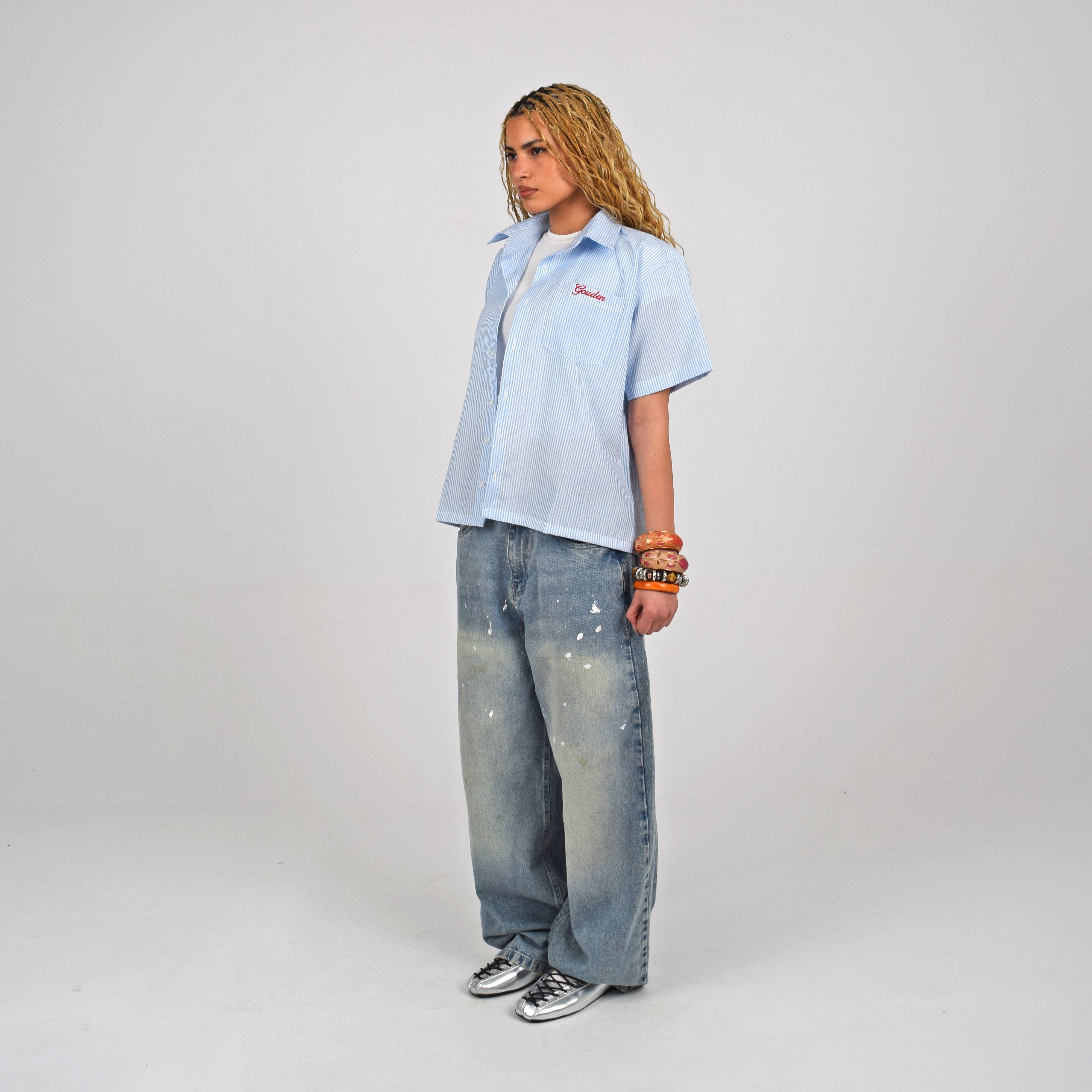 STRIPED SHIRT - BLUE