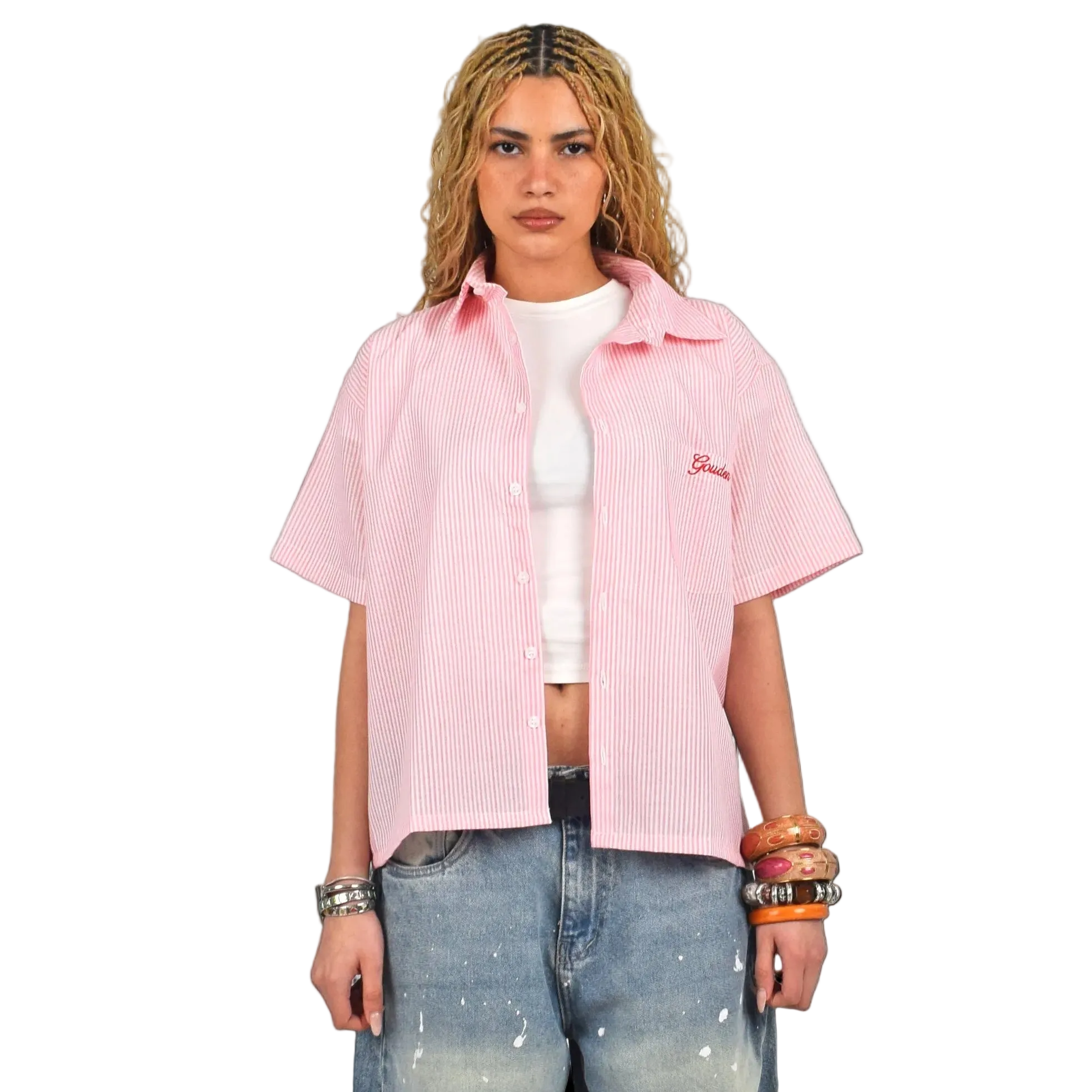 STRIPED SHIRT - PINK