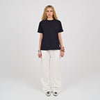 BLACK REGULAR FIT T-SHIRT