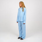 LINEN PANTS - BLUE