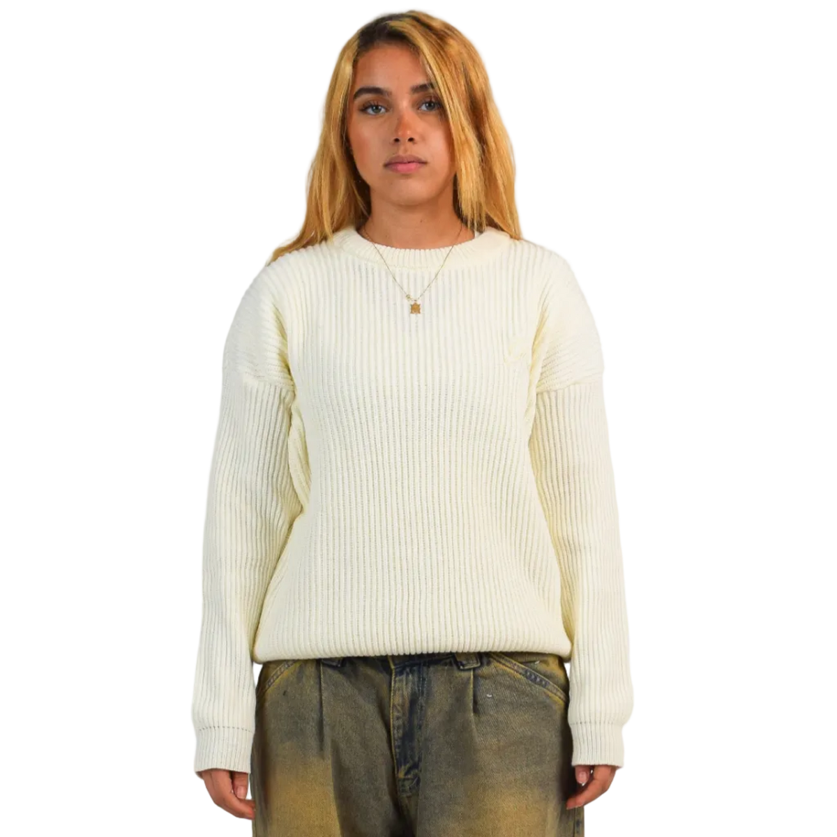 CREAM KNIT SWEATER