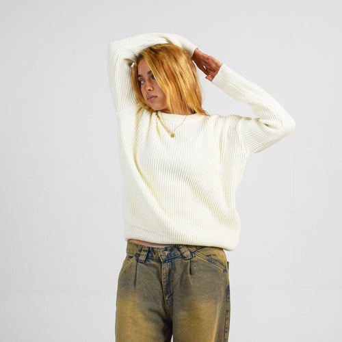 CREAM KNIT SWEATER