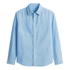 LINEN SHIRT - BLUE