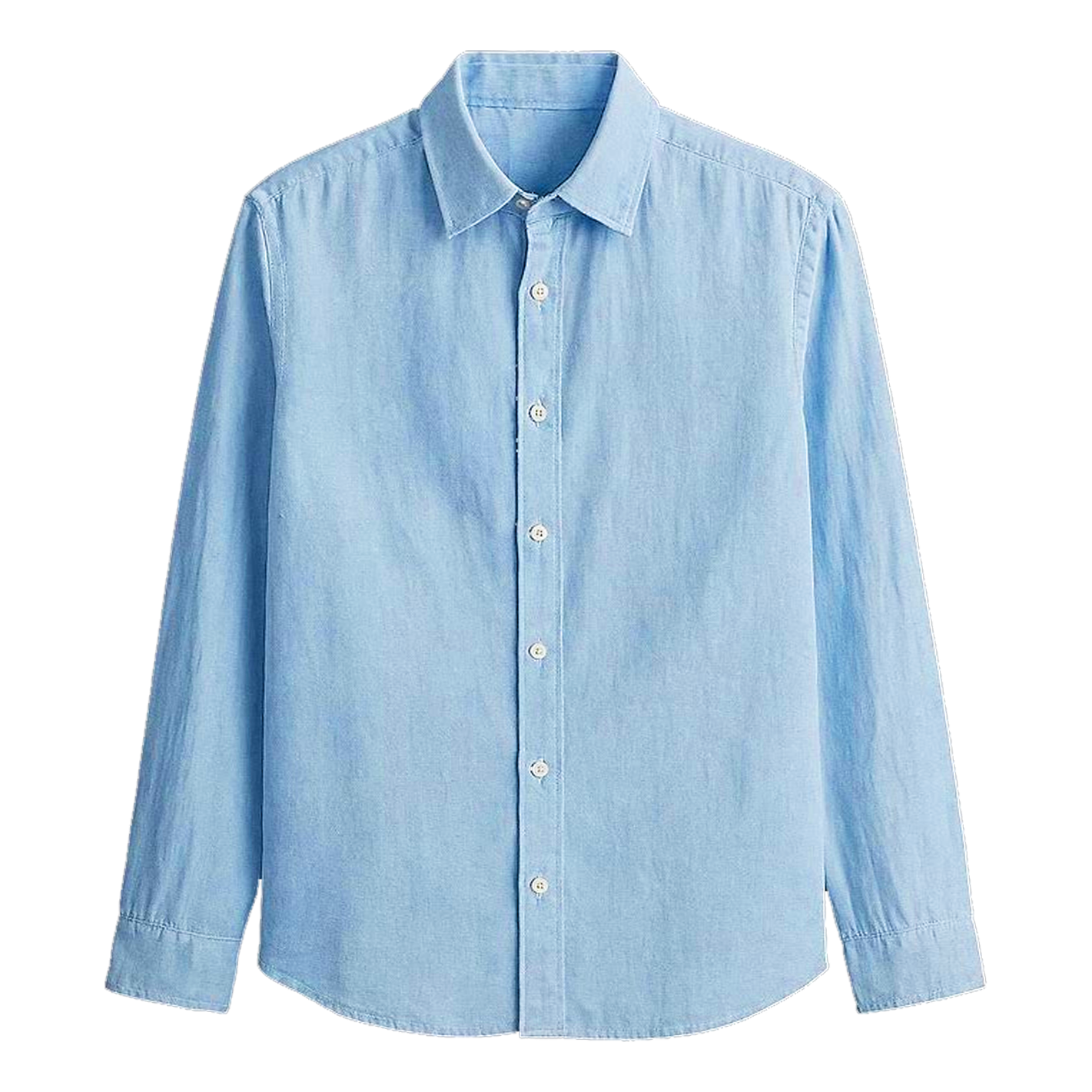 LINEN SHIRT - BLUE