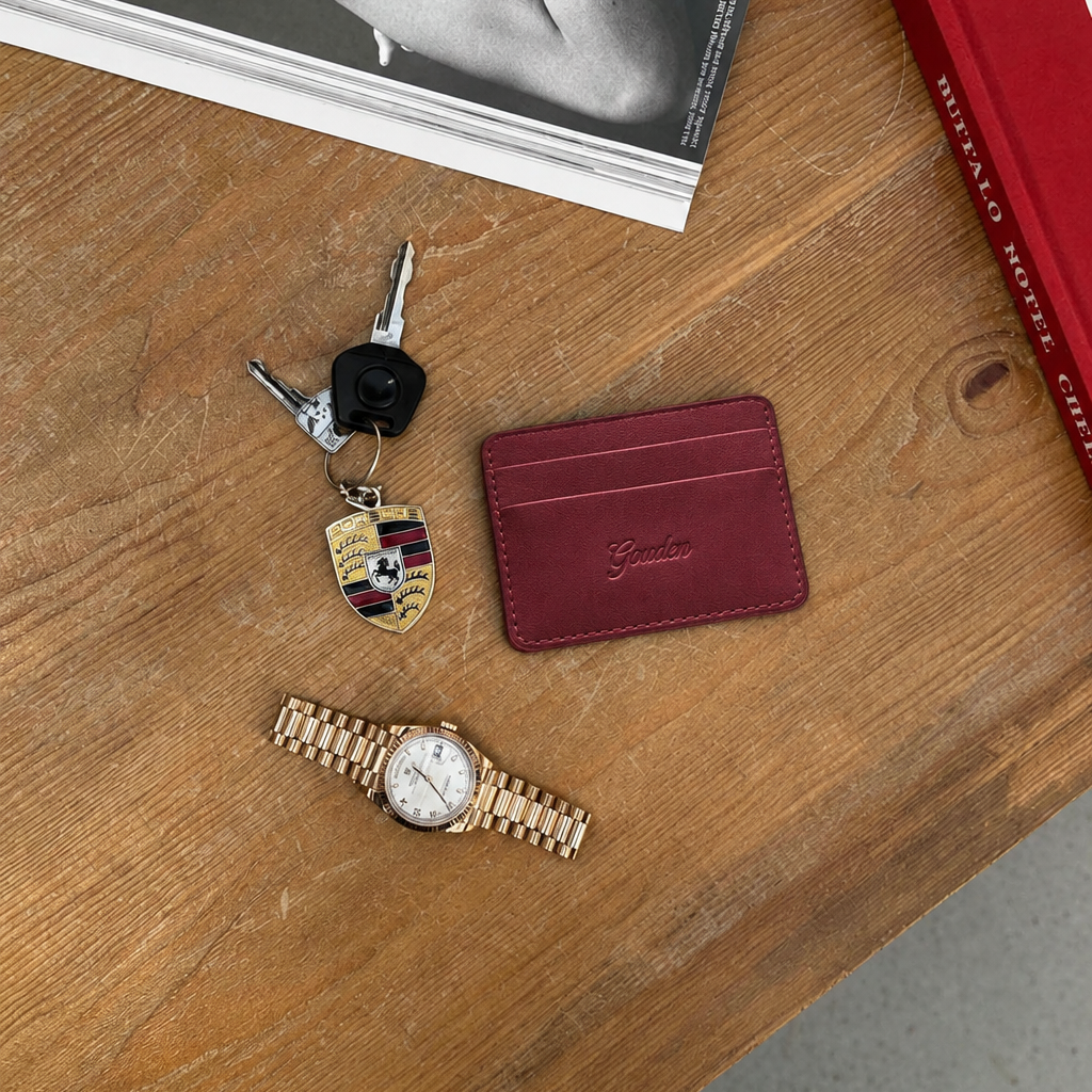 MAROON CARDHOLDER