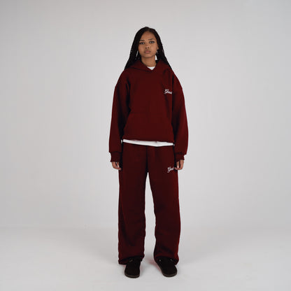 BURGUNDY SWEATPANTS