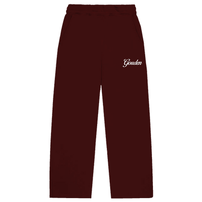 BURGUNDY SWEATPANTS