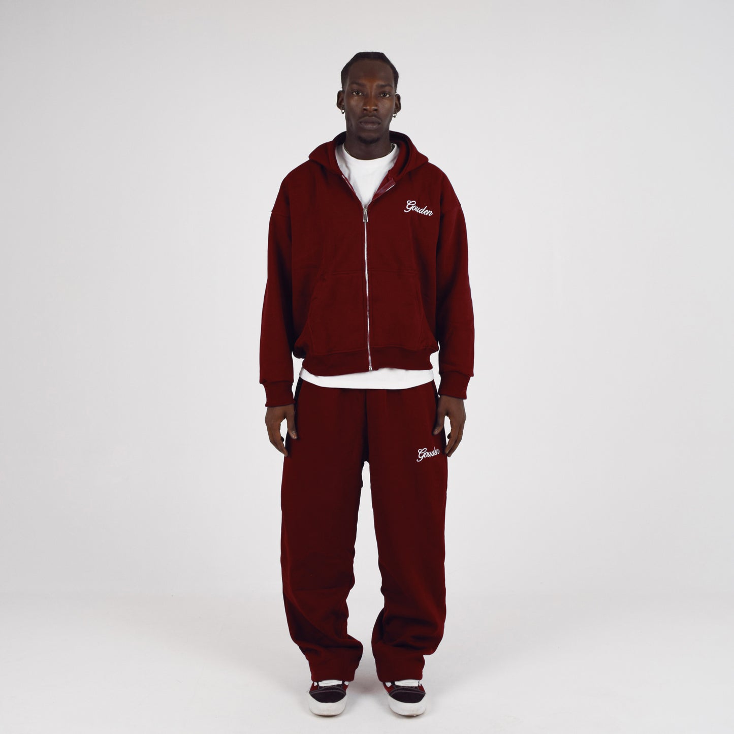 BURGUNDY SWEATPANTS