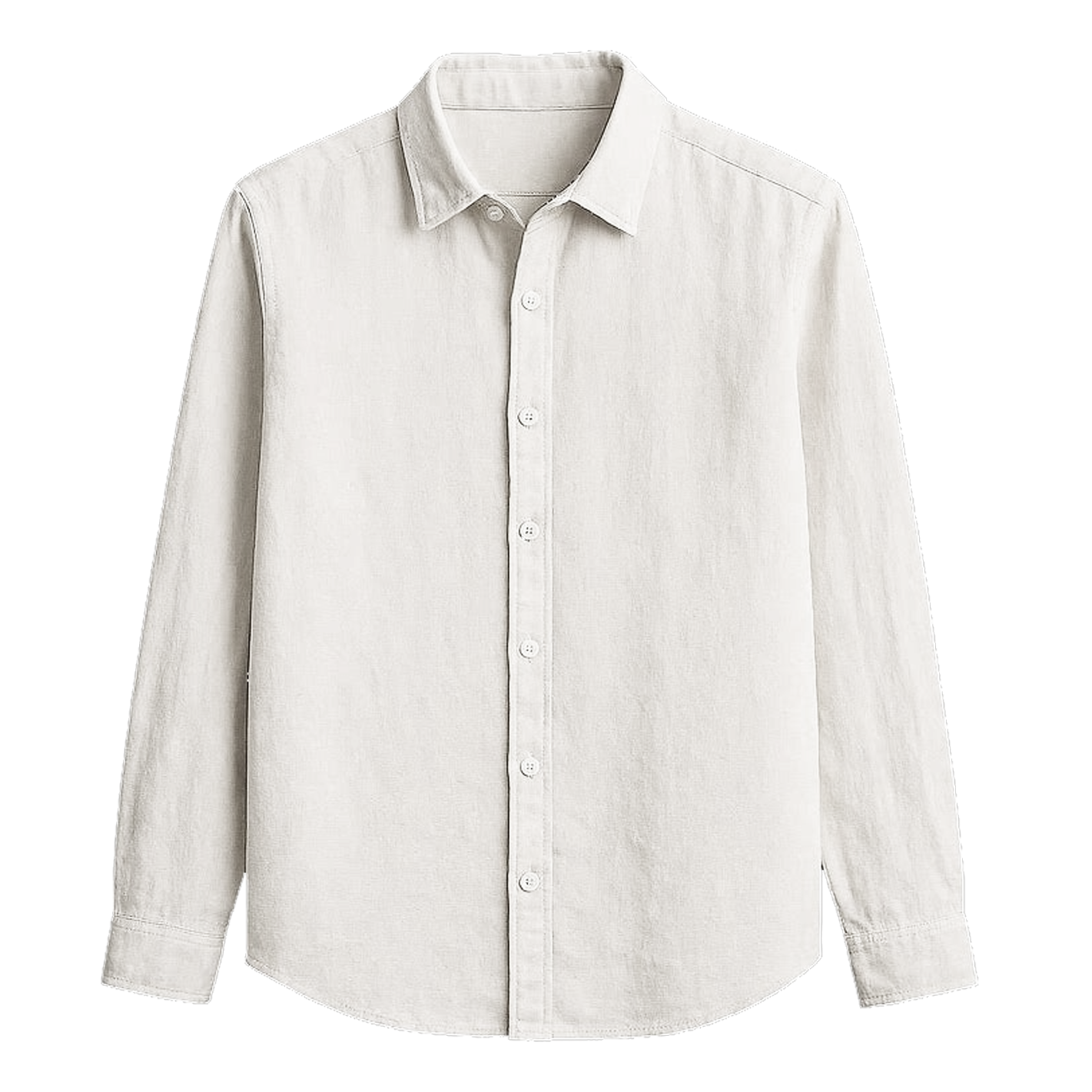 LINEN SHIRT - WHITE